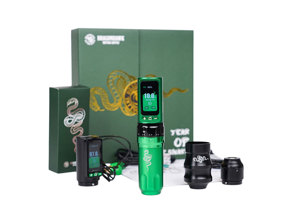 Dragonhawk Fold Pro Year of the Snake Edition - Wireless Tattoo Machine