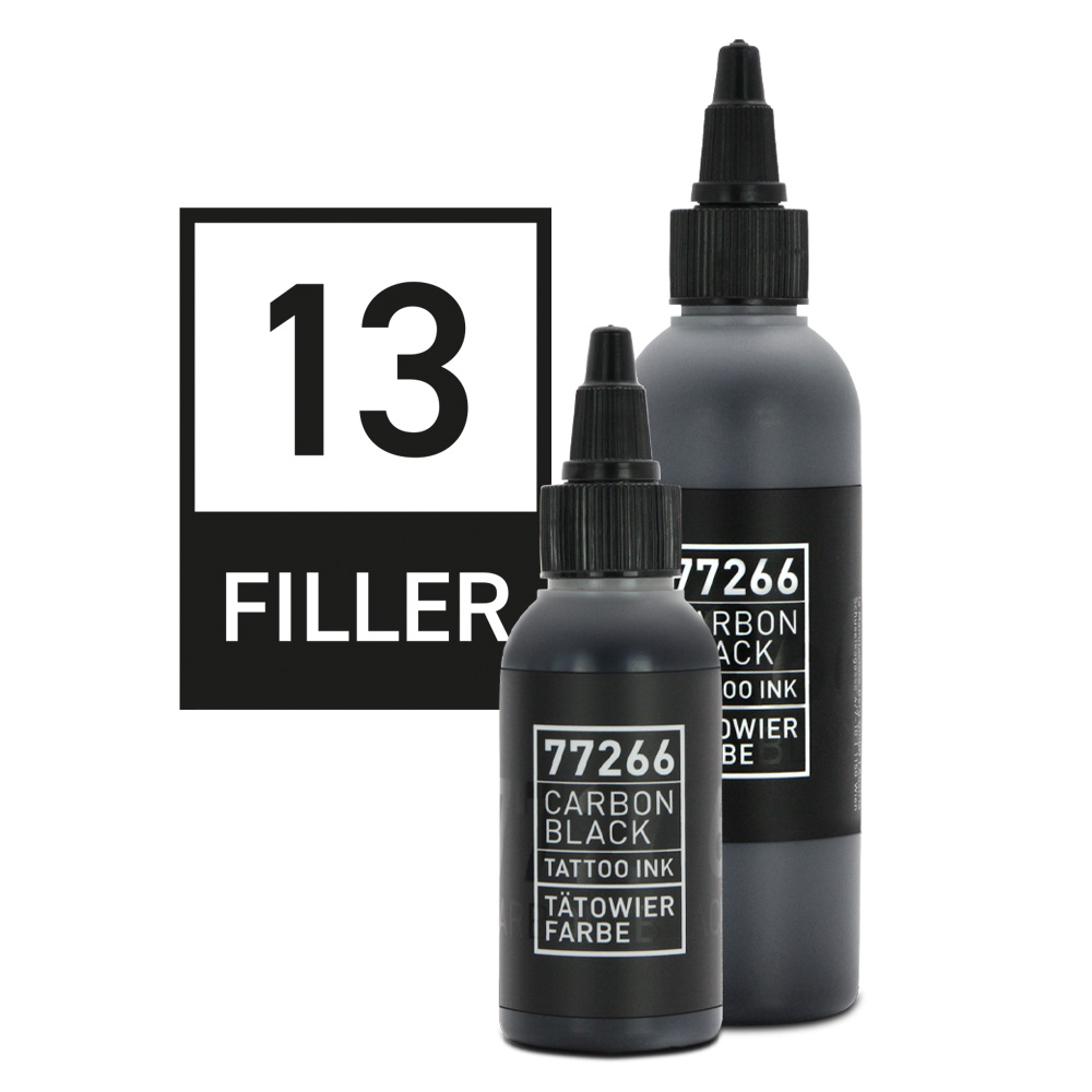 Carbon Black - Tattoo color - Filler 13