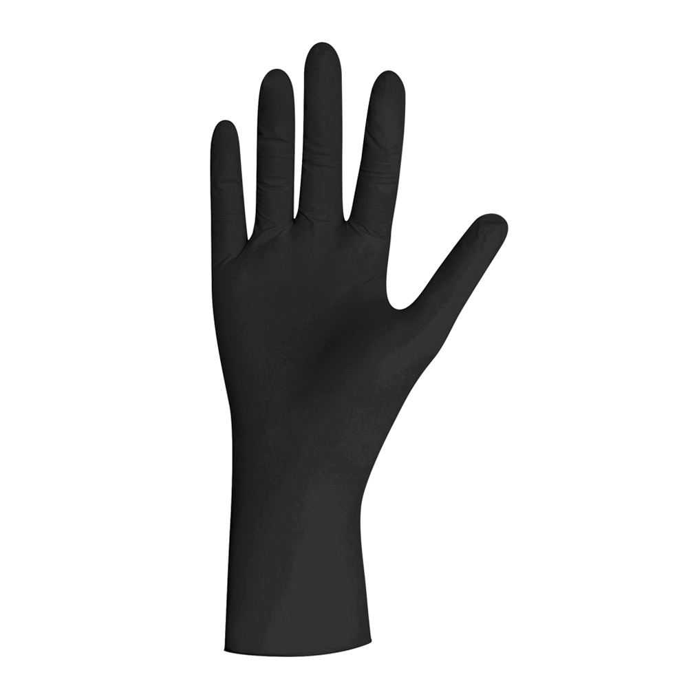  Unigloves - Nitrile Gloves - Black Pearl - Black - Size S