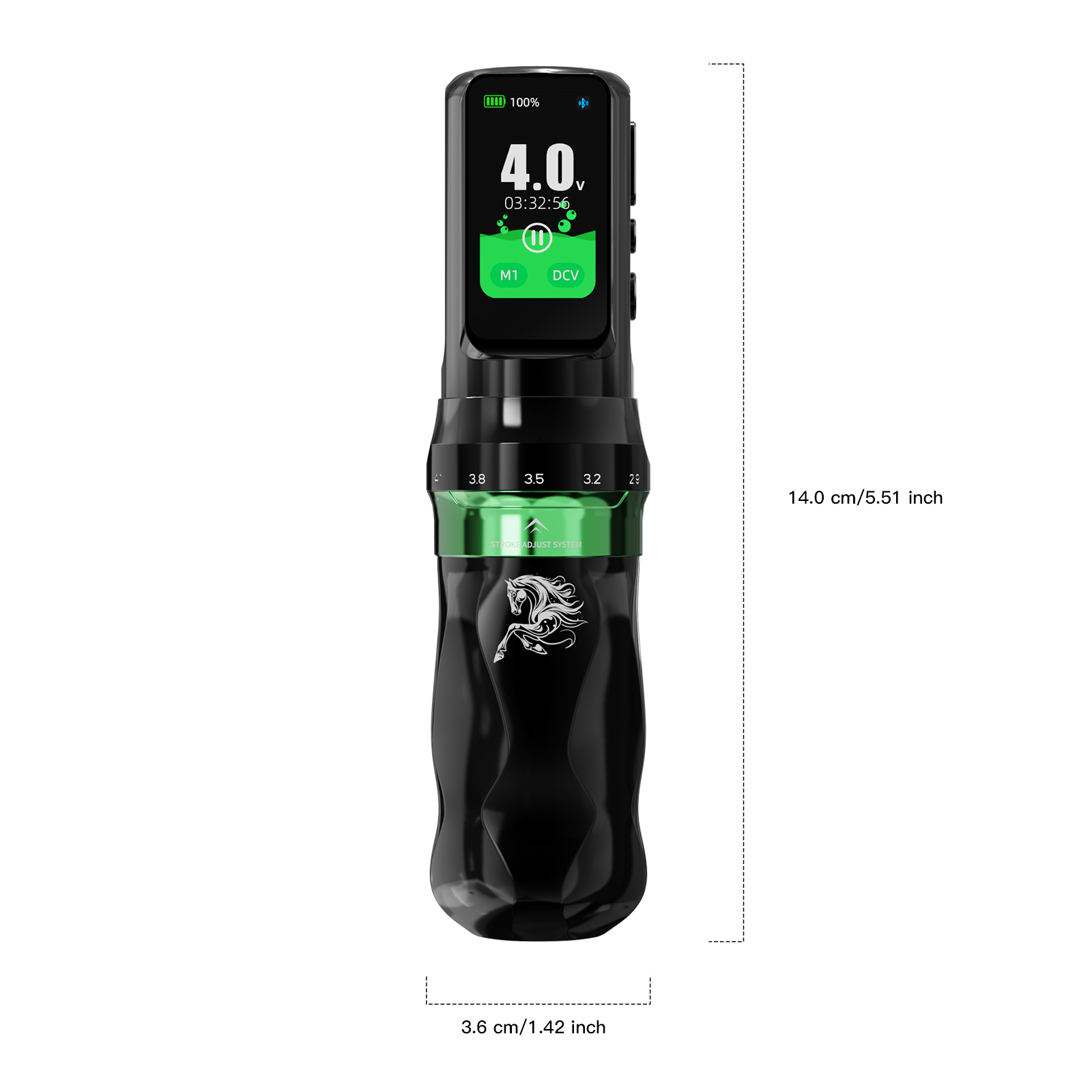 Dragonhawk Fold Pro Year of the Horse Edition - Wireless Tattoo Machine