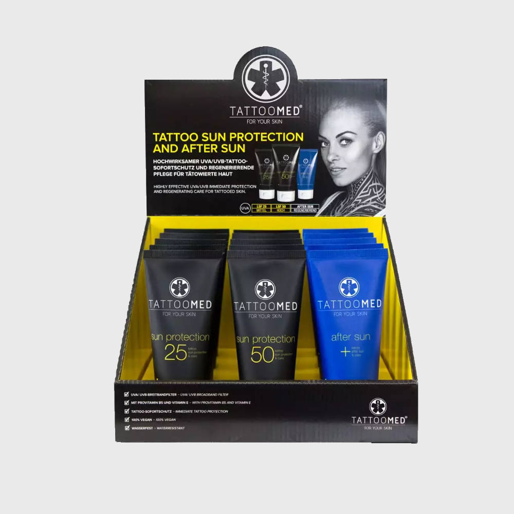 Tattoomed - SUN-MIX-Display - Display - 3 mix of 5 tubes each - 3 x 5 x 100 ml