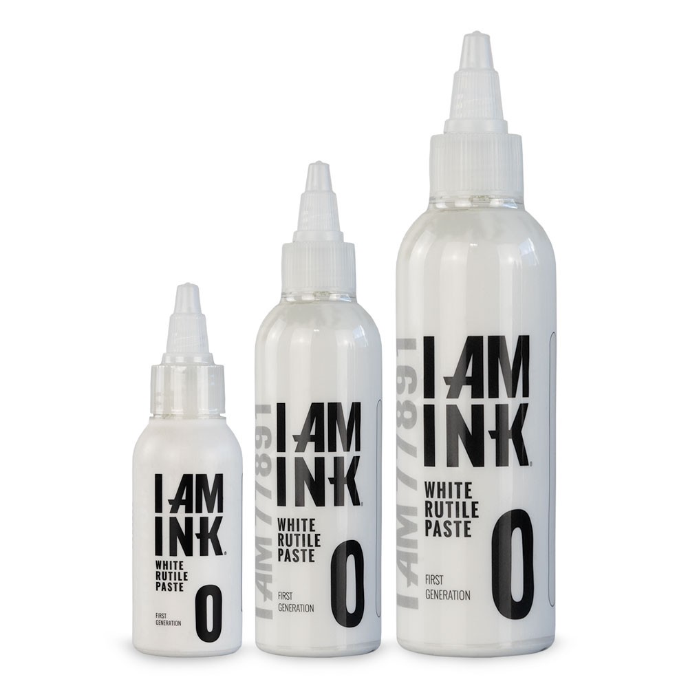 I AM INK - First Generation - 0 White Rutile Paste - 50 ml