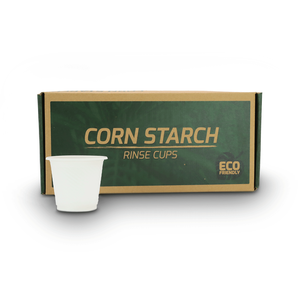 The Inked Army - Paper Rinse Cups - Corn Starch, Eco-Cups, 130 ml - 100 pieces