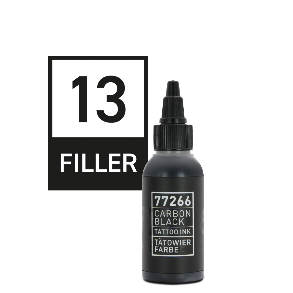 Carbon Black - Tattoo color - Filler 13 - 50 ml