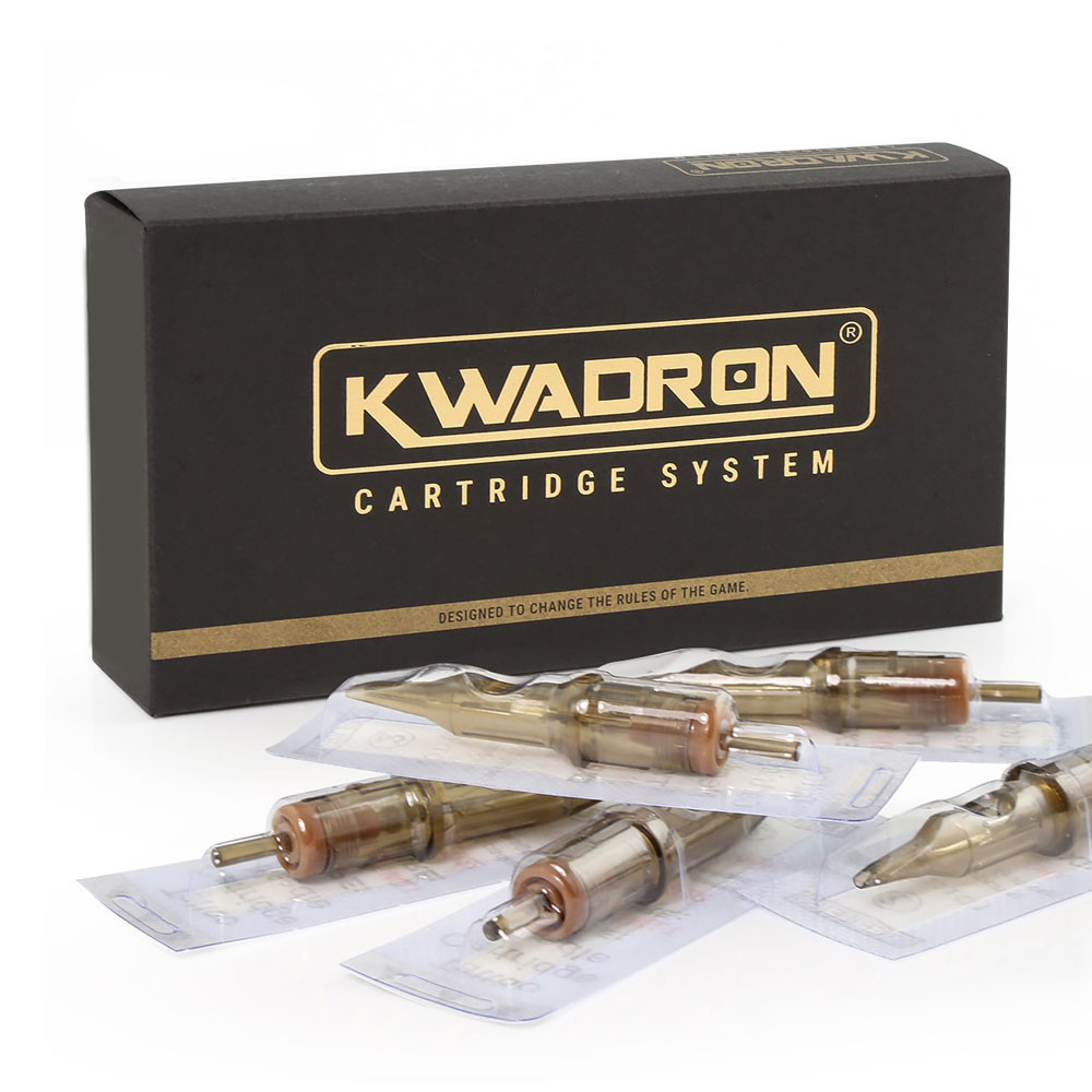 -40 PERCENT - Kwadron - Standard Cartridges - Round Liner Medium Taper - 20 pcs - 14/0.35 mm
