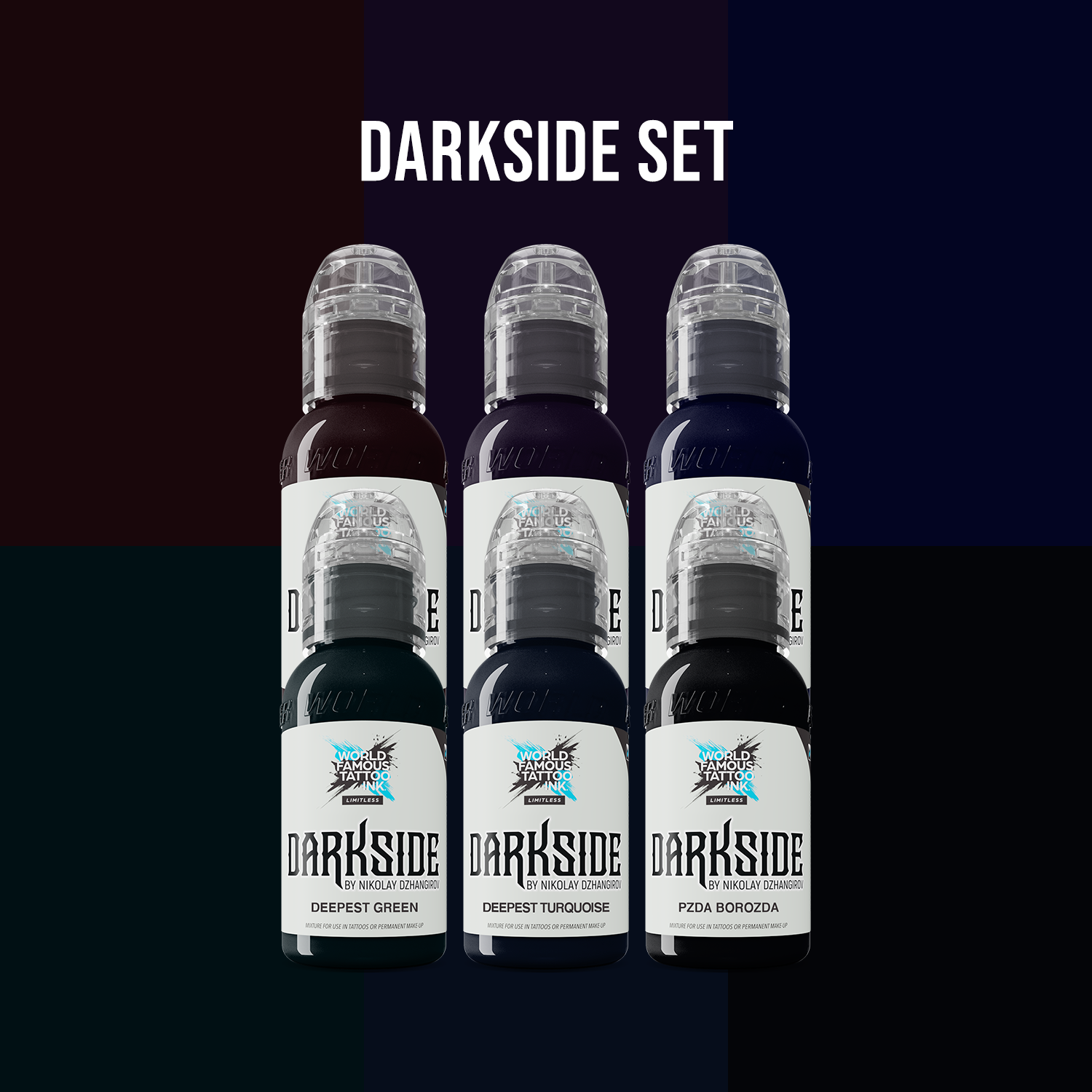 -10 PROZENT - World Famous - Limitless - Nikolay Dzhangirov Darkside Set - 6 x 30 ml