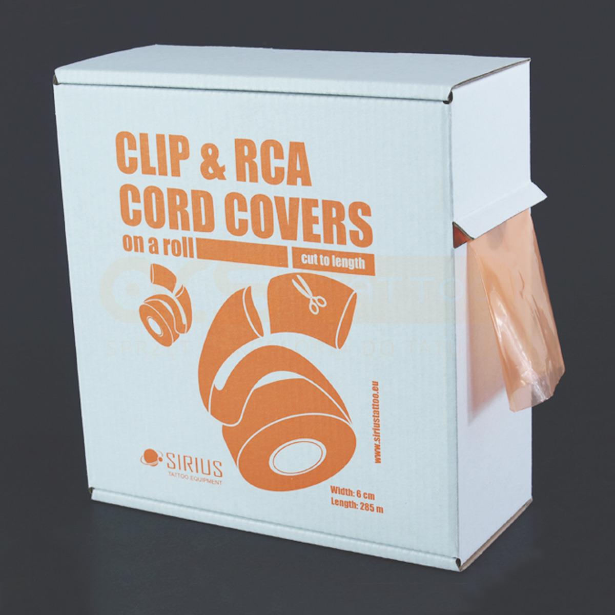 Sirius - CLIP & RCA Cord Covers - on a roll - 60 mm x 285 m