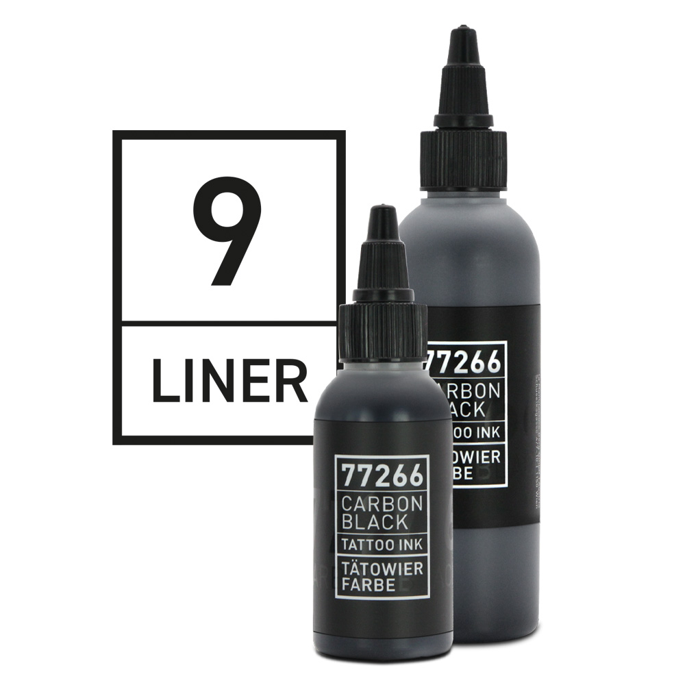 Carbon Black - Tattoo Ink - Liner 09 - 50 ml