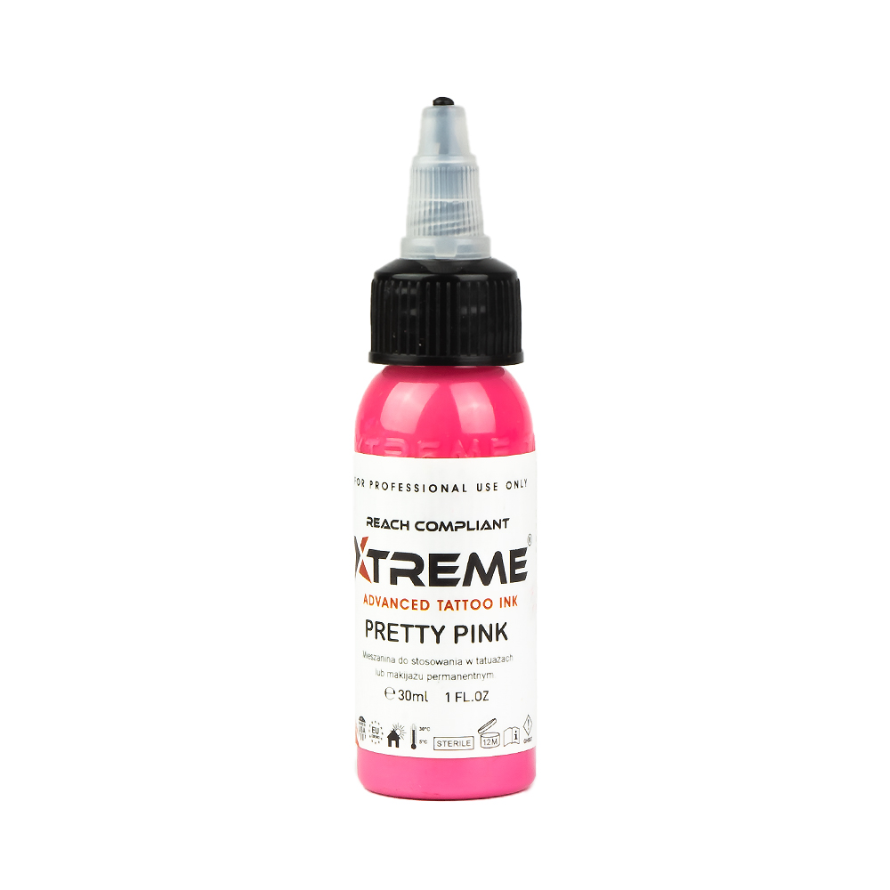 Tattoofarbe Xtreme Ink pretty pink 30ml Flasche
