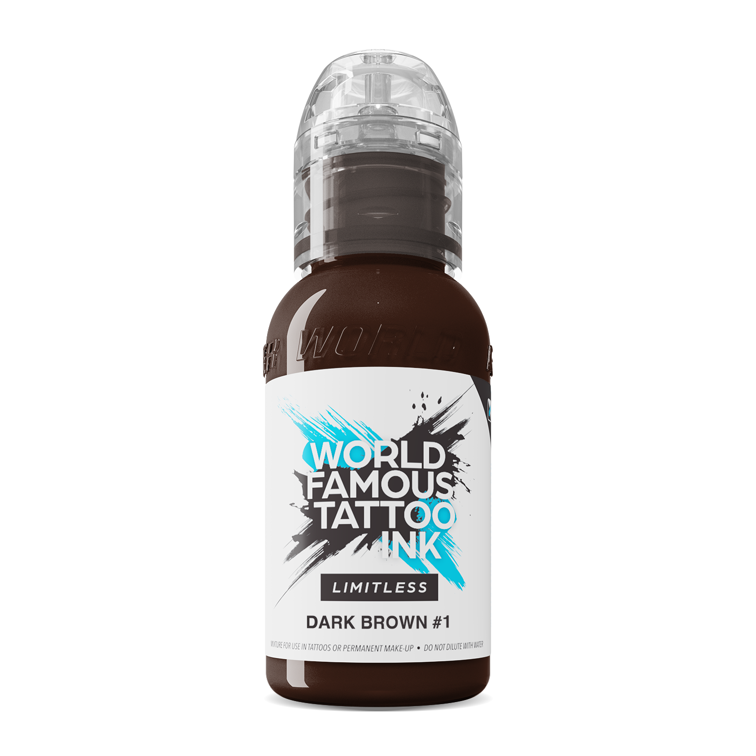 World Famous - Limitless Tattoo Ink - Dark Brown 1 - 30 ml