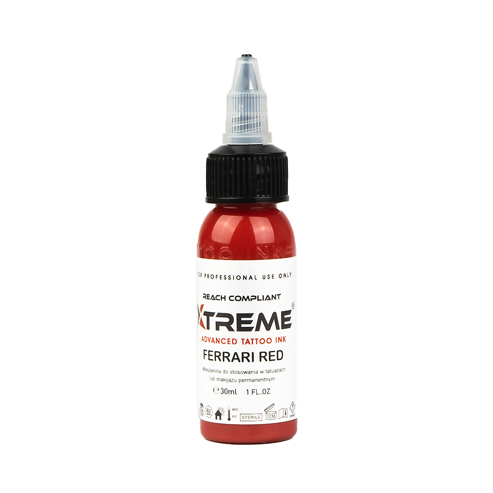Tattoofarbe Xtreme Ink ferarri red 30ml Flasche