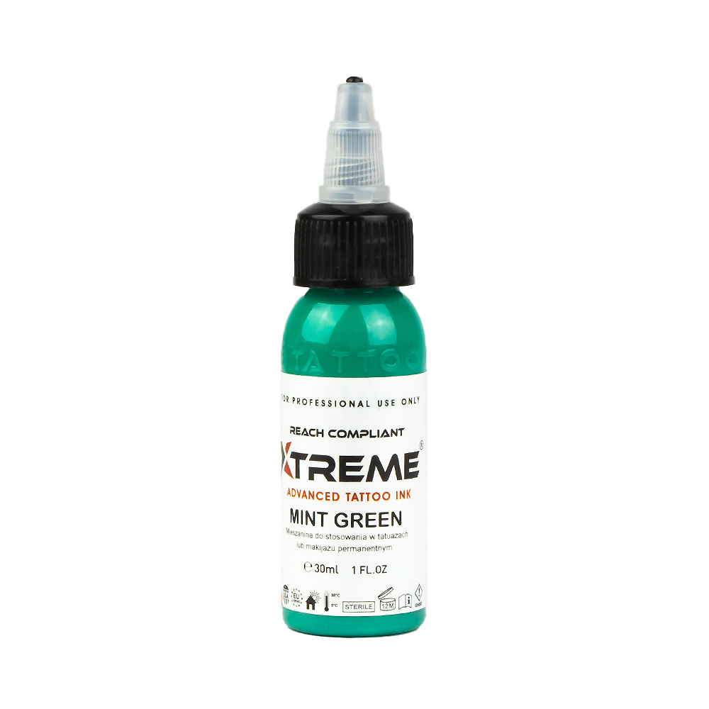 Tattoofarbe Xtreme Ink mint green 30ml Flasche