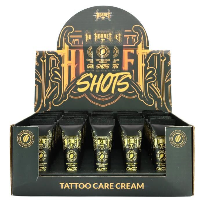 Hornet - Tattoo Care Cream Shots - 25 x 10 ml Display