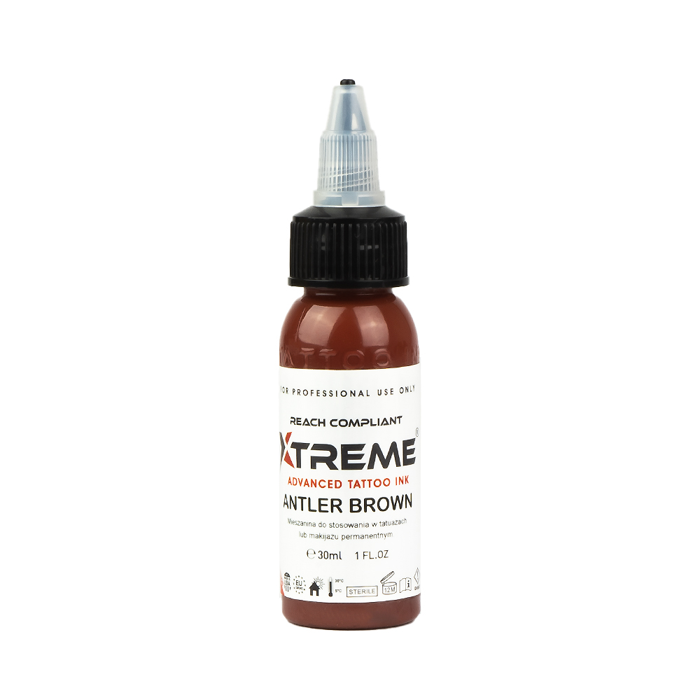 Tattoofarbe Xtreme Ink antler brown Tattoofarbe Xtreme Ink antler brown 30ml Flasche