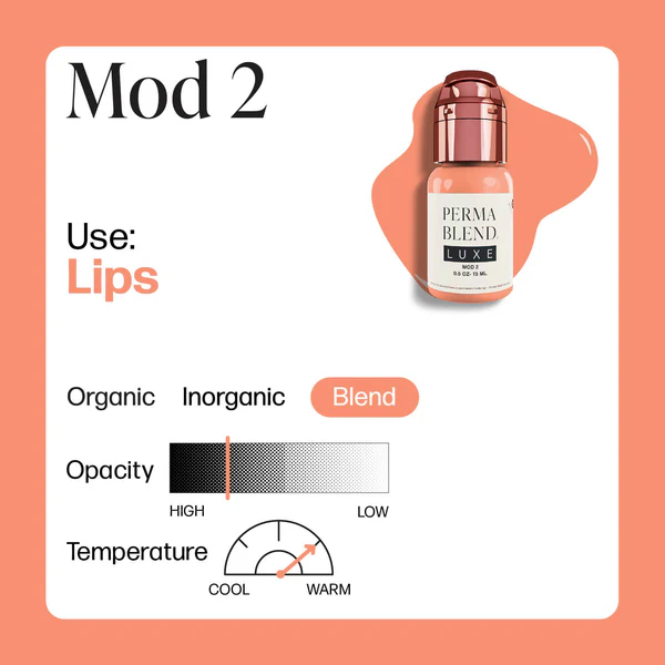 Perma Blend Luxe - Permanent Make Up Color - Mod 2 - 15 ml