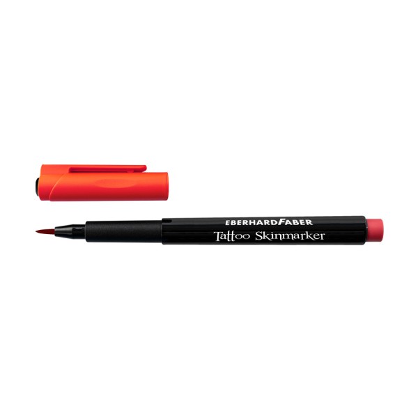 Eberhard Faber - Tattoo Skinmarker - Hard Brush - Red - 1 pen