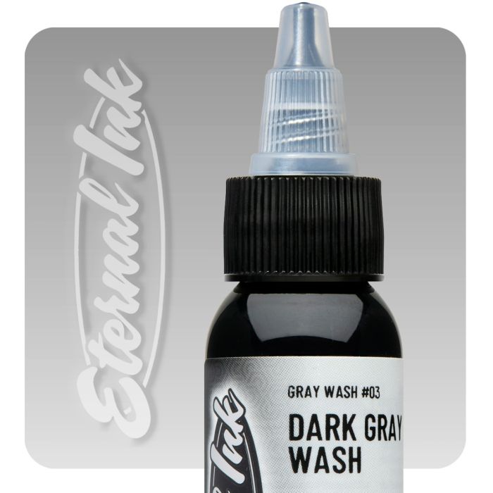 Eternal Ink - Tattoo Ink - Dark Gray Wash - 30 ml