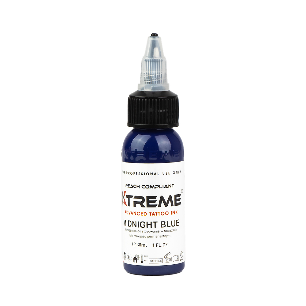 Xtreme Ink - Colore per tatuaggi - Blu notte - 30 ml