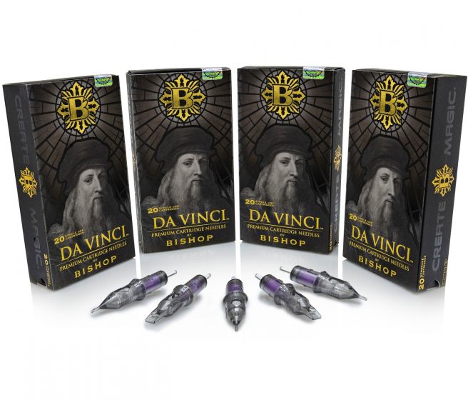 Bishop Da Vinci V2 Cartridges - Hollow Round Liner 20 Stk. 10/0.35 mm
