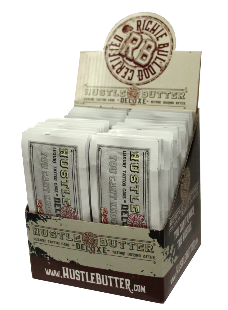 Hustle Butter Deluxe Sachets Display 50 x 7.5g
