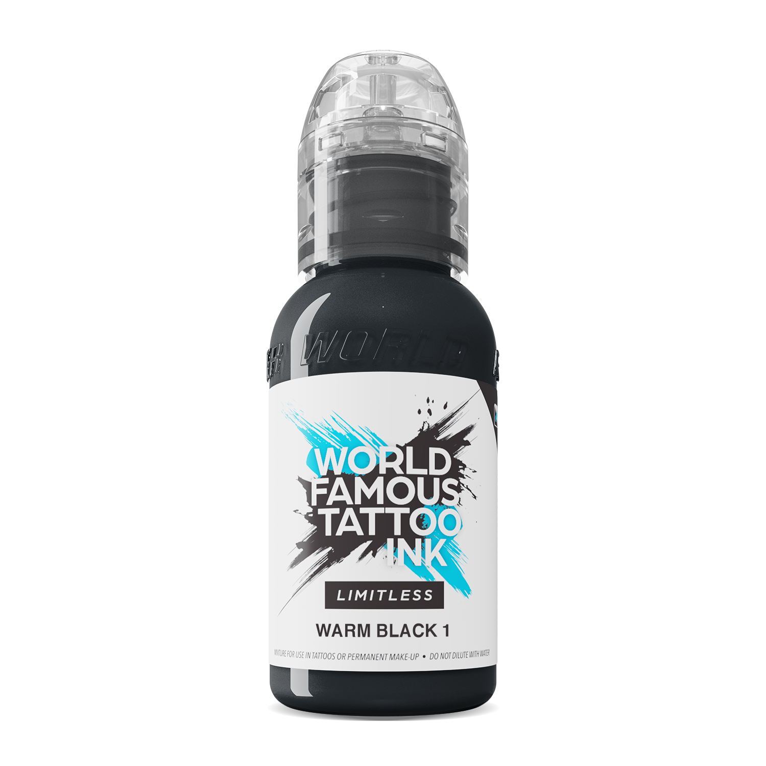 World Famous - Limitless Tattoo Ink - Warm Black 1 - 30 ml