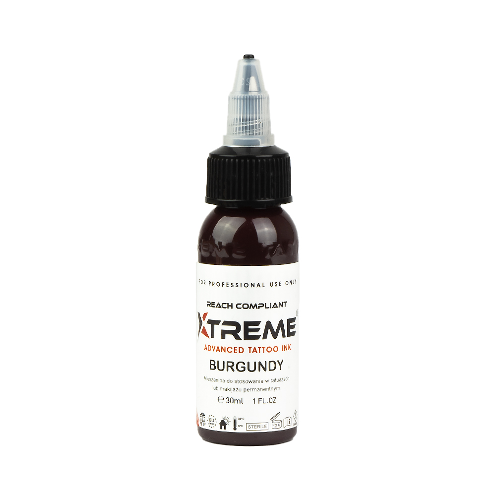 Xtreme Ink - Tattoo Farbe - Burgundy - 30 ml