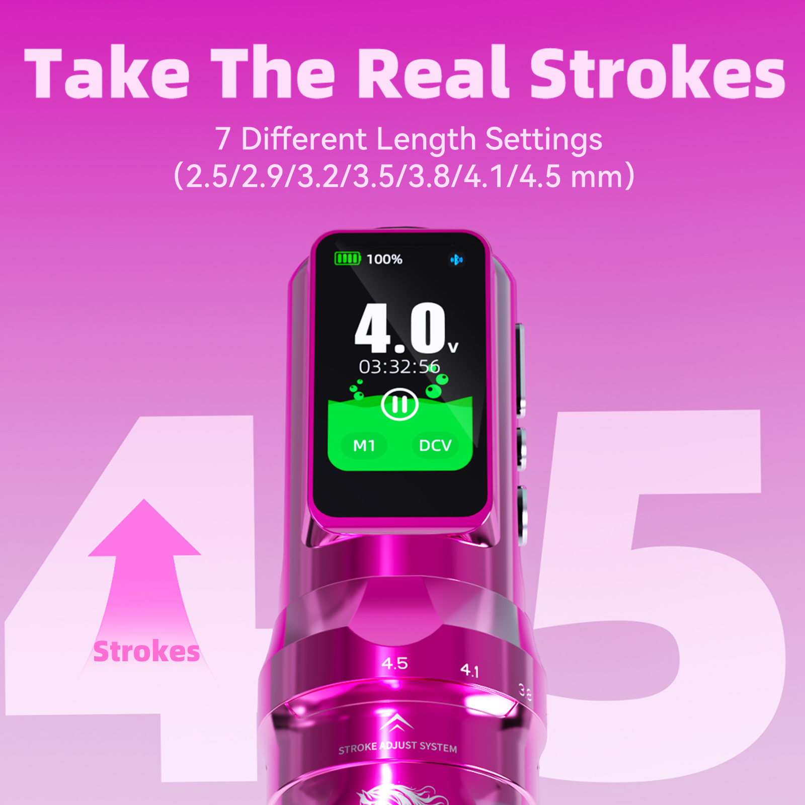 Dragonhawk Fold Pro Year of the Horse Edition - Wireless Tattoo Machine