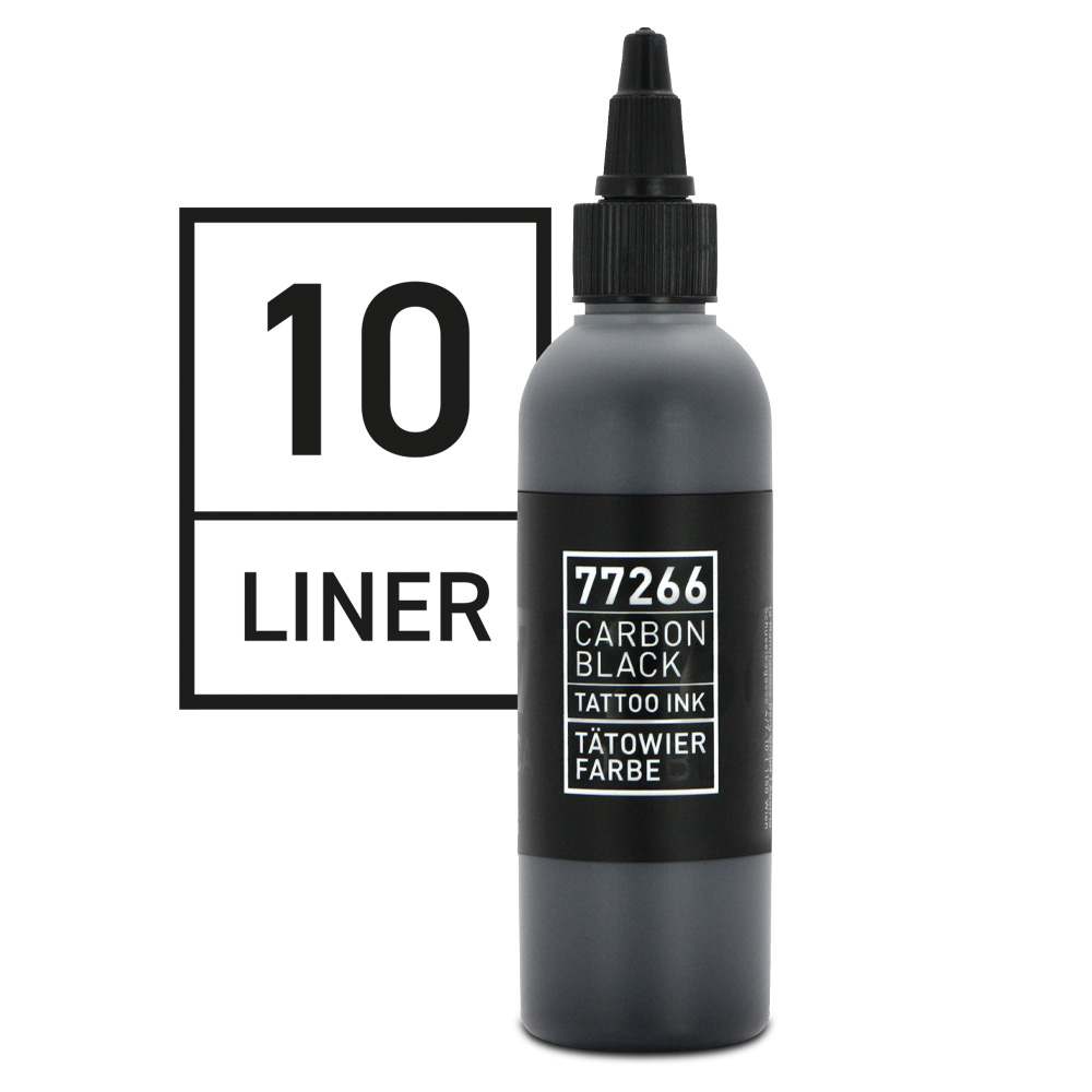 Carbon Black - Tattoo color - Liner 10 - 100 ml