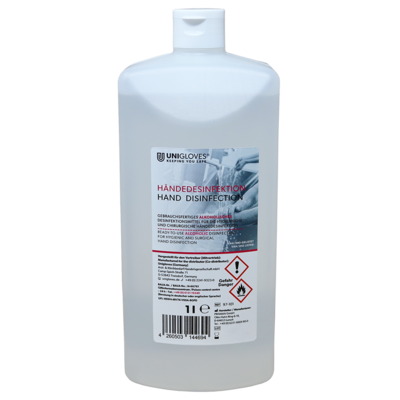 Unigloves - Skin- and Hand disinfection - 1 litre