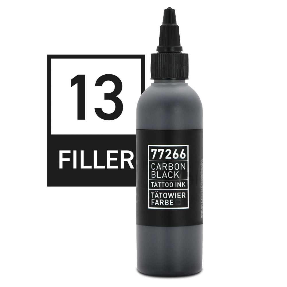 Carbon Black - Tattoo Farbe - Filler 13 - 100 ml