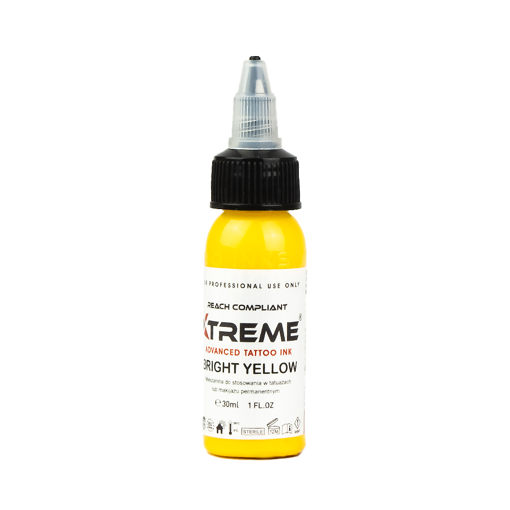 Tattoofarbe Xtreme Ink bright yellow Tattoofarbe Xtreme Ink bright yellow 30ml Flasche