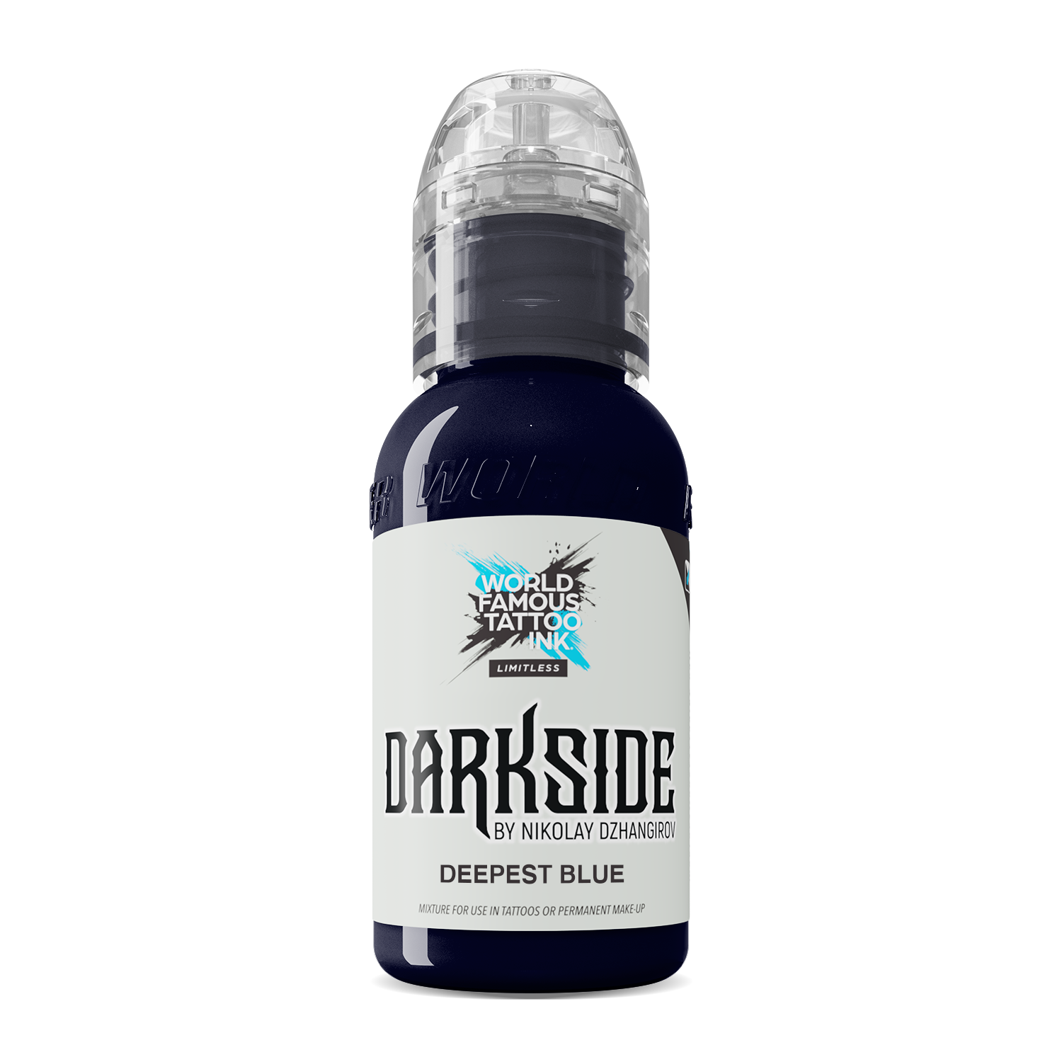 World Famous - Limitless Tattoo Ink - Nikolay Dzhangirov - Deepest Bue - 30 ml
