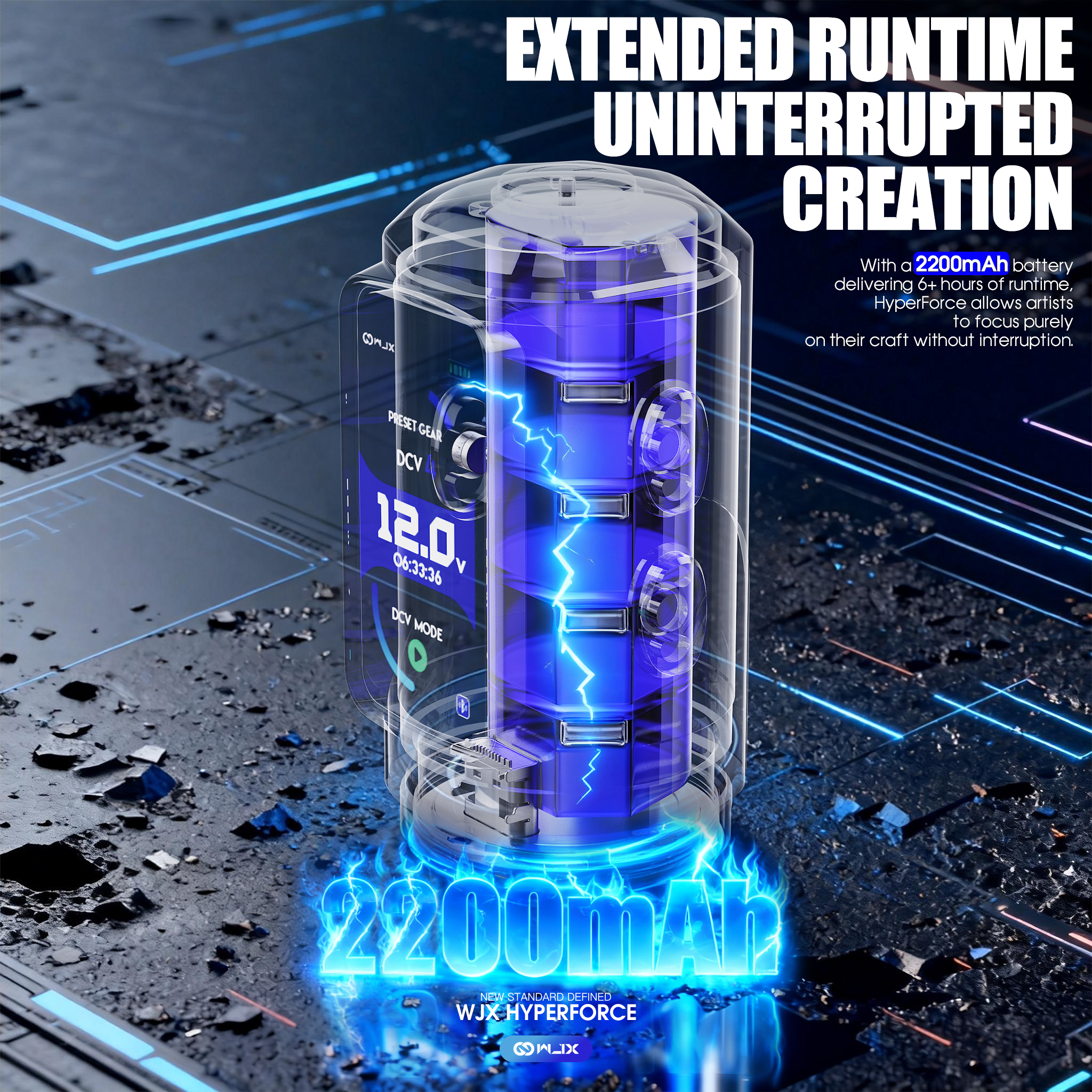 Dragonhawk WJX Hyper Force Kabellose Tattoomaschine