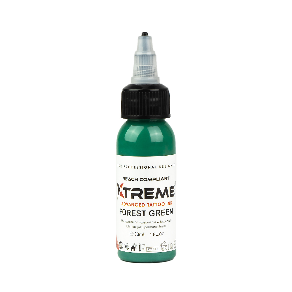 Tattoofarbe Xtreme Ink forest green 30ml Flasche