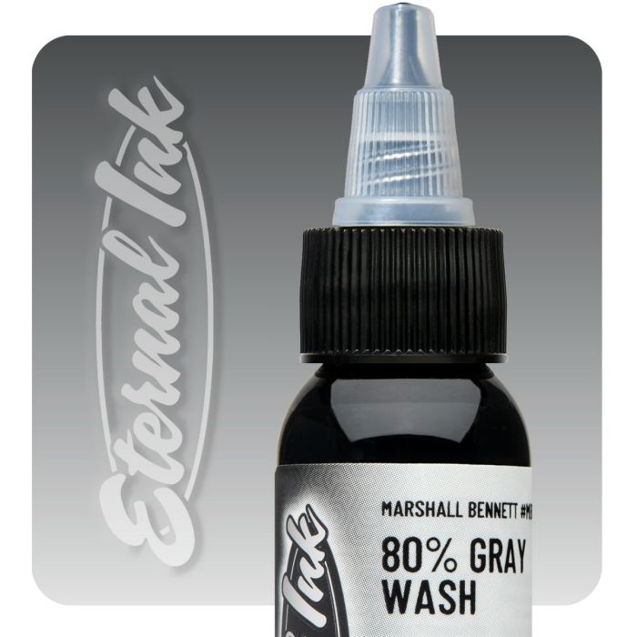- 15 PERCENT - Eternal Ink - Marshall Bennett 80% Gray Wash - 30 ml - 15 PERCENT - Eternal Ink - Marshall Bennett 80% Gray Wash - 30 ml
