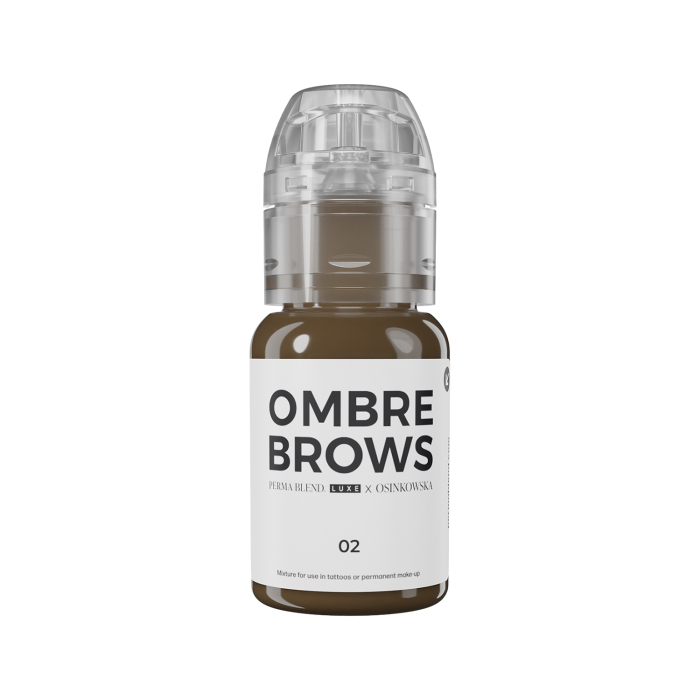 Perma Blend Luxe - Permanent Makeup Ink - Ombre Brows 02 - Paulina Osinkowska - 15 ml