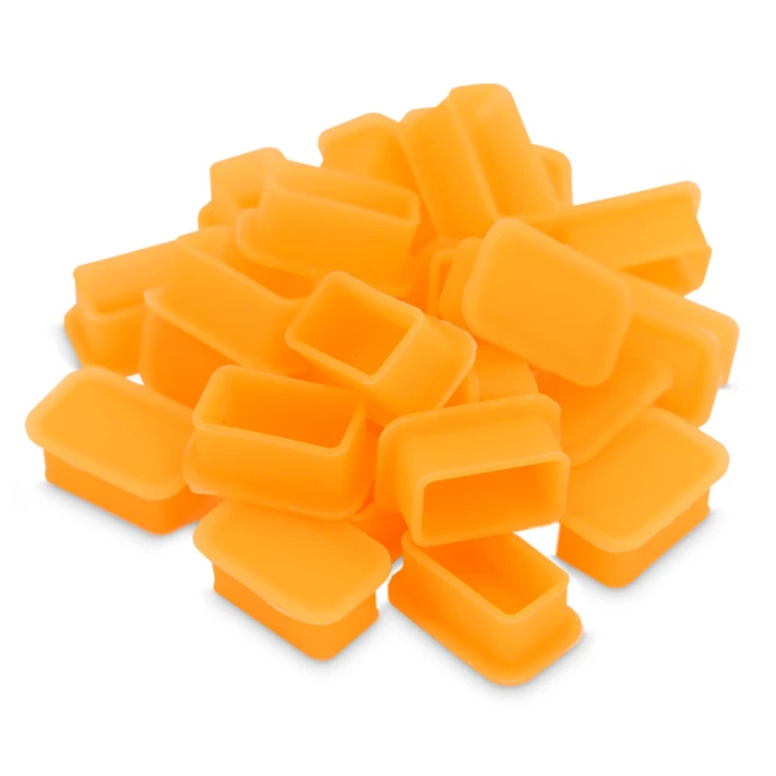 The Inked Army - XXL color caps - Wide foot rim - Orange - 12 x 22 mm - 80 pieces