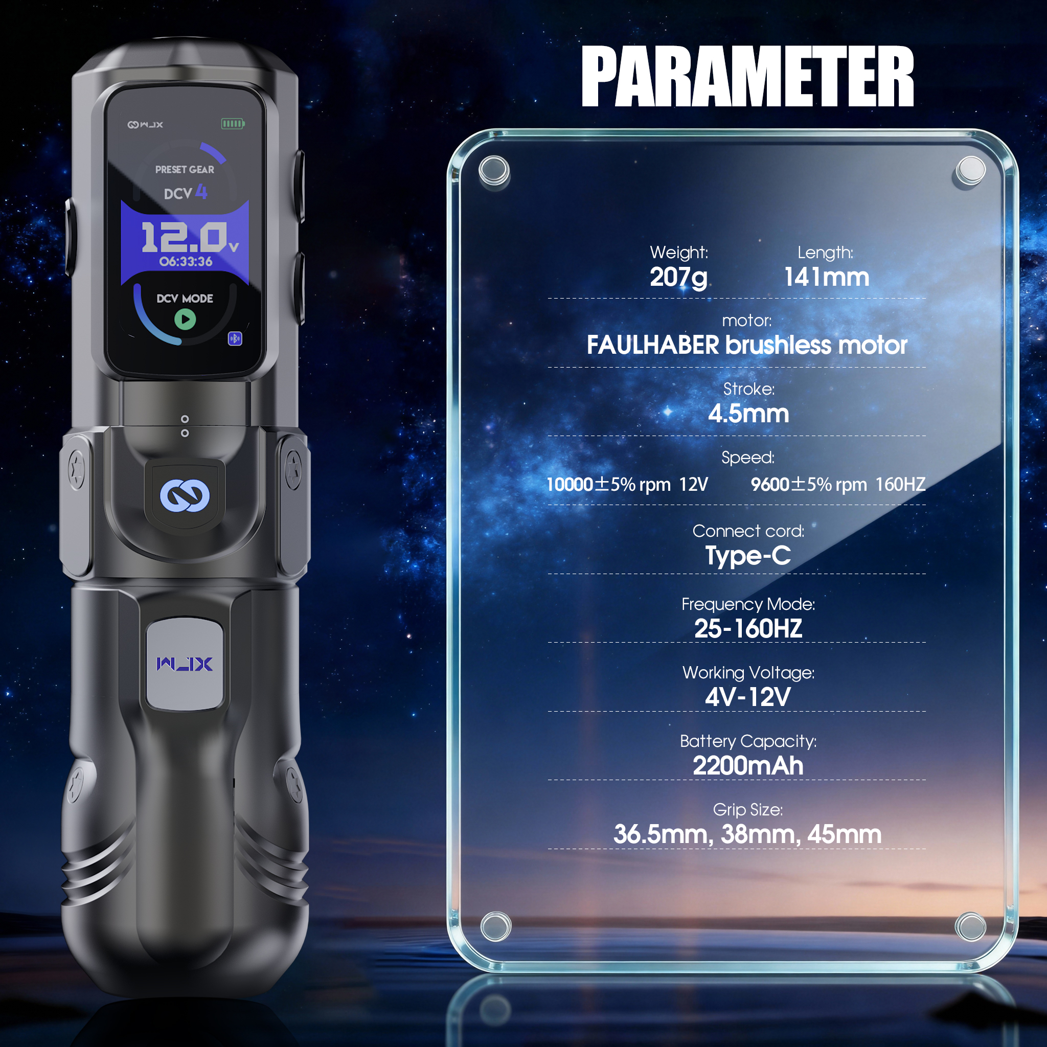 Dragonhawk WJX Hyper Force Kabellose Tattoomaschine