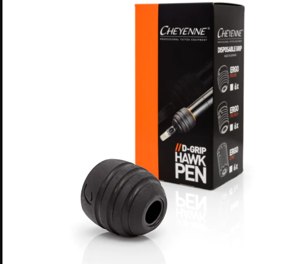 Cheyenne Hawk D Grip 6 Griffstücke Schwarz