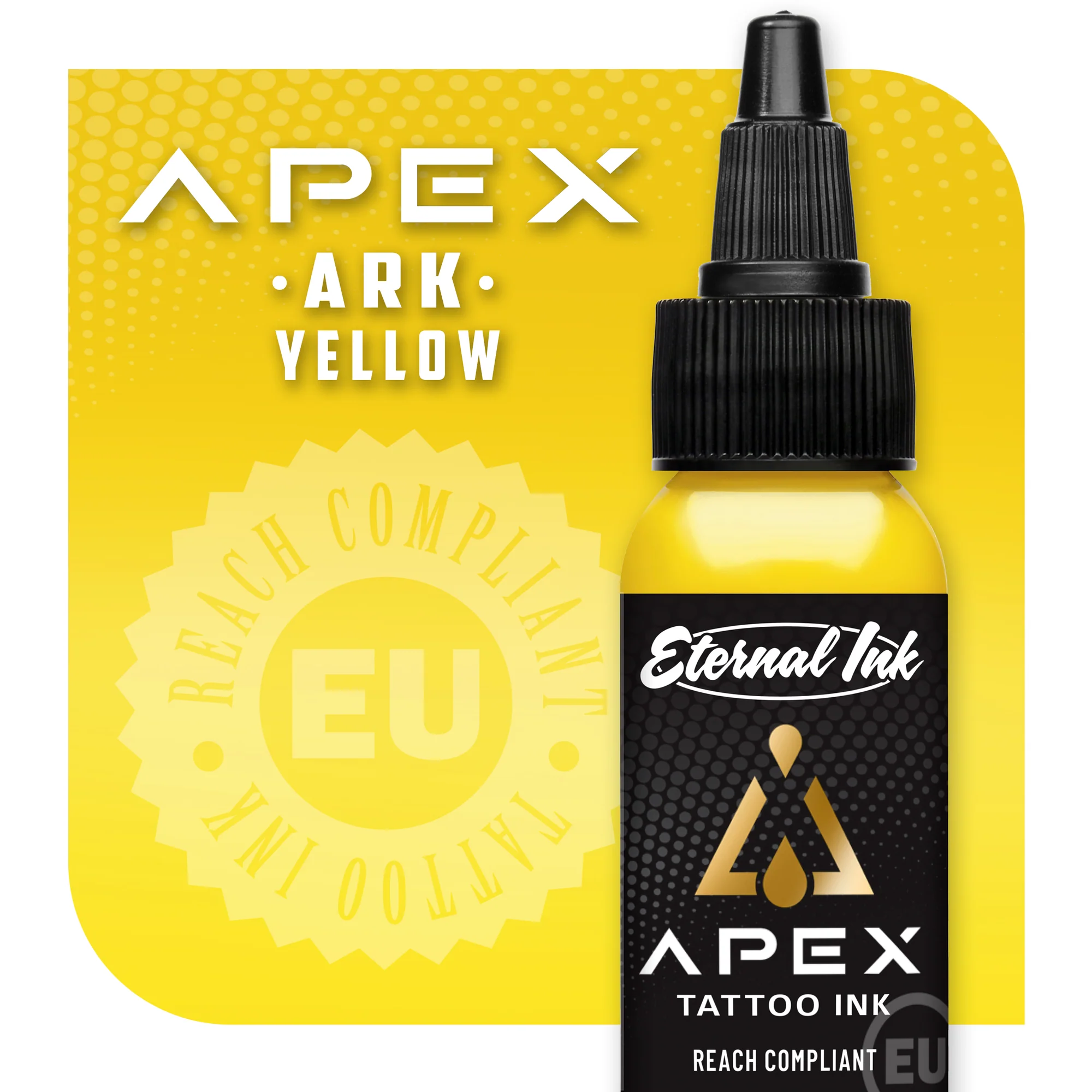 Eternal Ink - Tattoo Ink - APEX - Ark Yellow - 30 ml